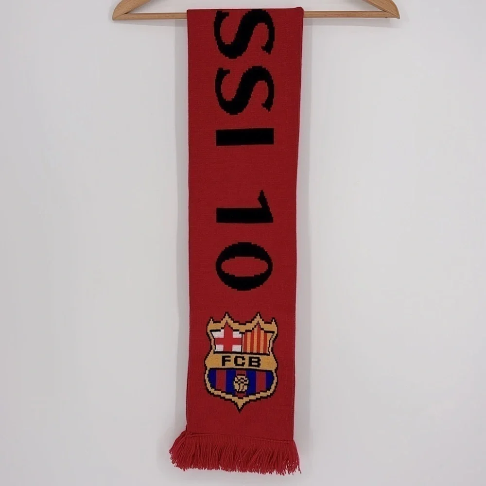 FC Barcelona Lionel Messi #10 Jacquard Knit Scarf
